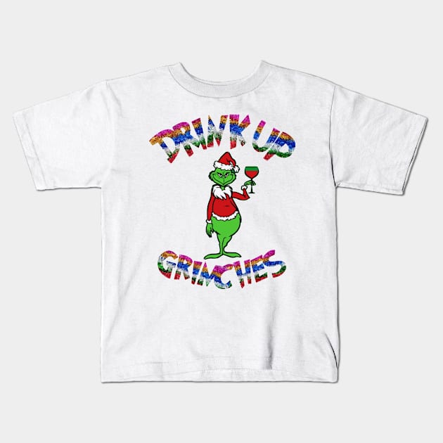 DRINK UP GRINCHES Kids T-Shirt by dongkol